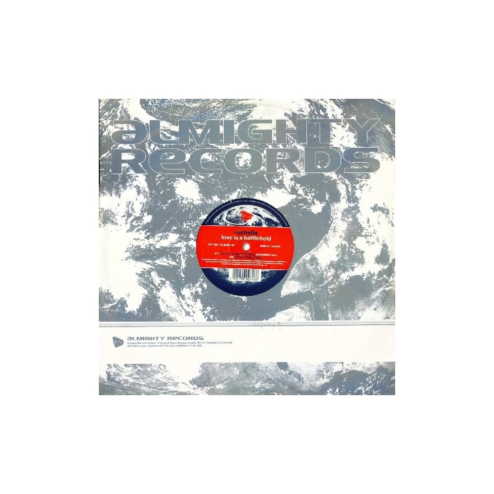 Rochelle  – Love Is A Battlefield (2 MANO,CANTADITO SELLO ALMIGHTY)