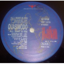 Quasimodo - All I Want Is You(2 MANO,PELOTAZO REMEMBER ITALO-DANCE,COPIA IMPORT¡)