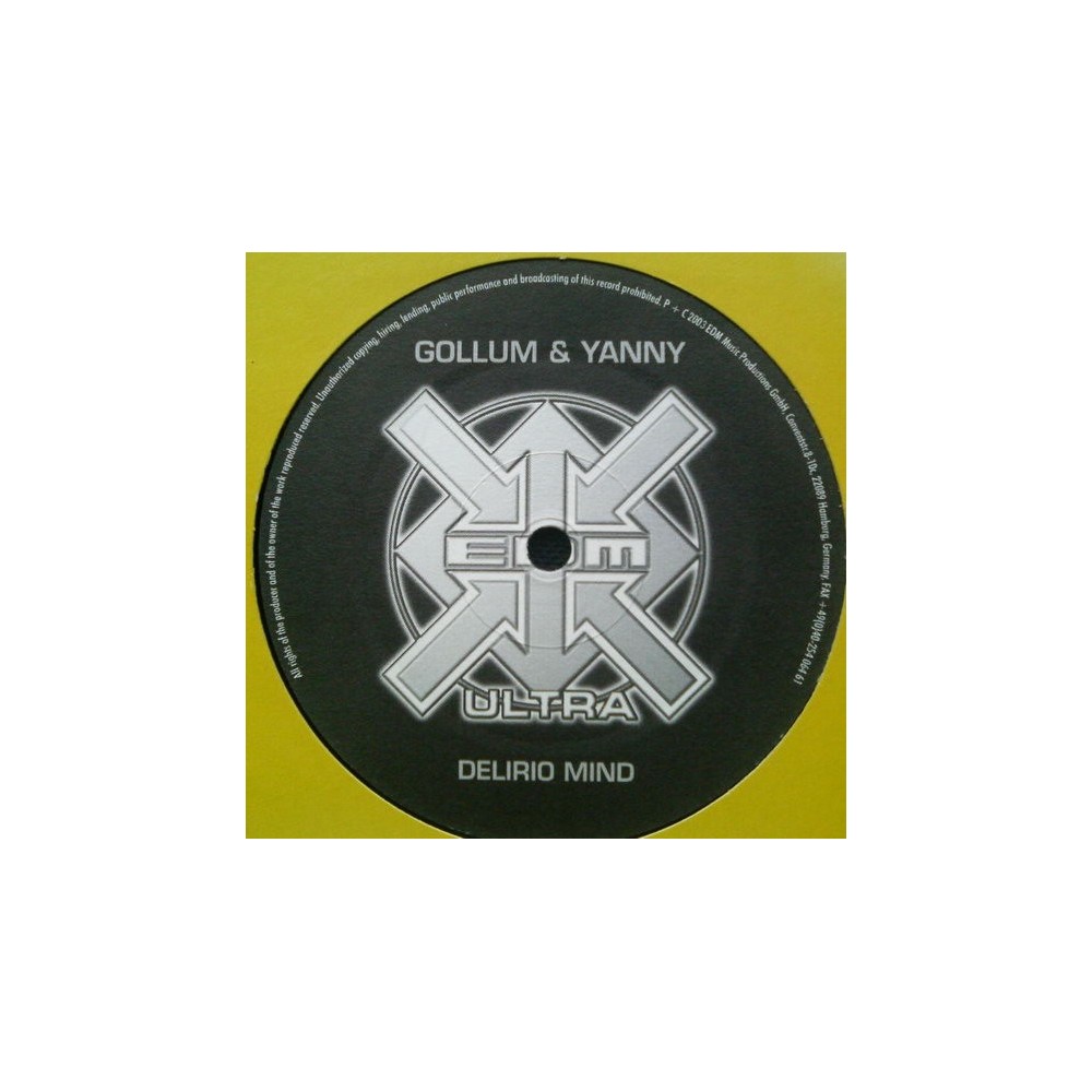 Gollum & Yanny – Delirio Mind (PROGRESIVO SELLO EDM,NUEVO)