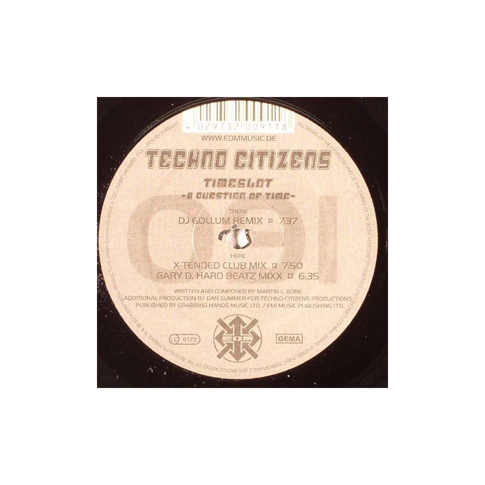 Techno Citizens – Timeslot(SELLO EDM,PROGRESIVO DEL 2003)
