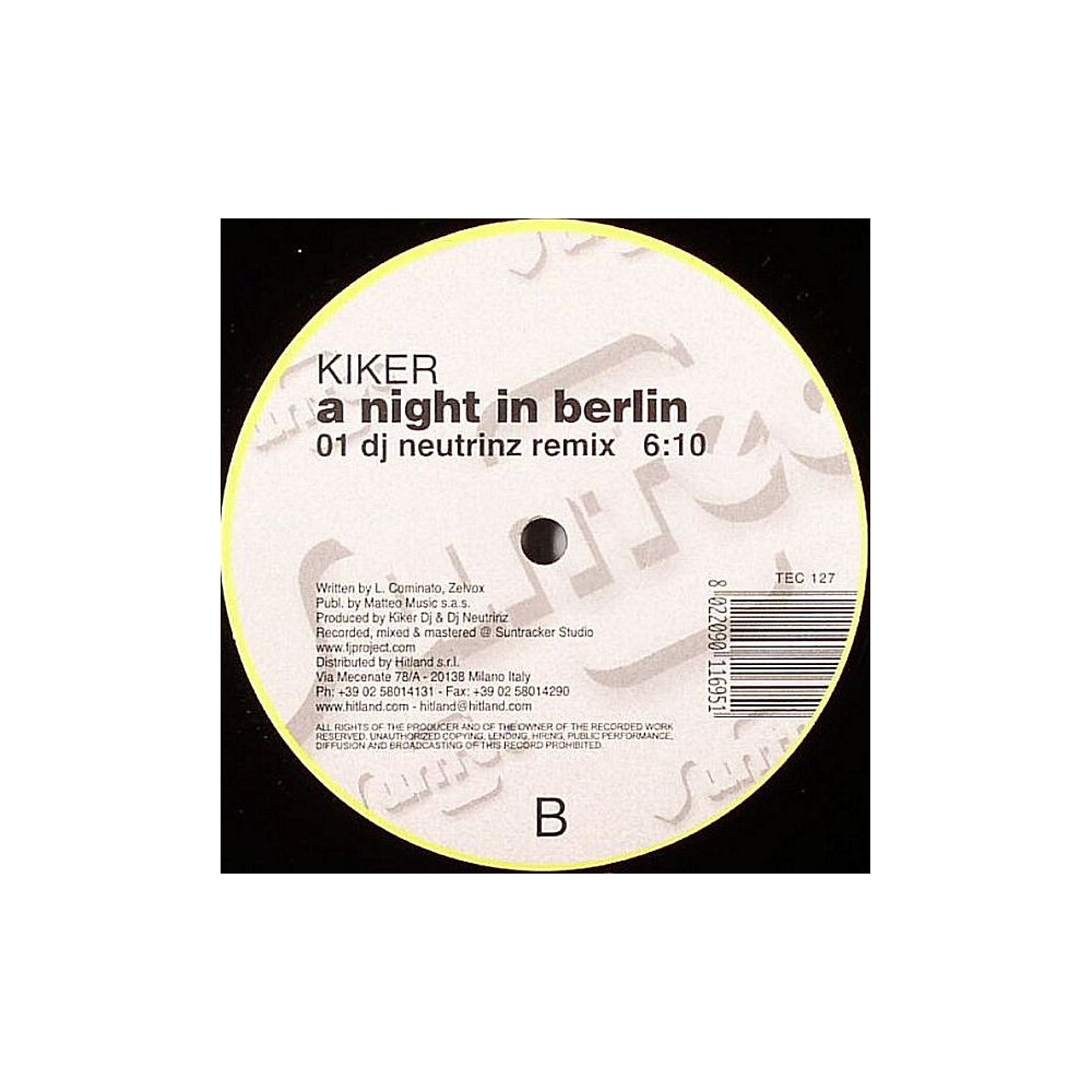 Kiker - A Night In Berlin(CABROTE¡¡¡ COPIAS NUEVAS¡¡)