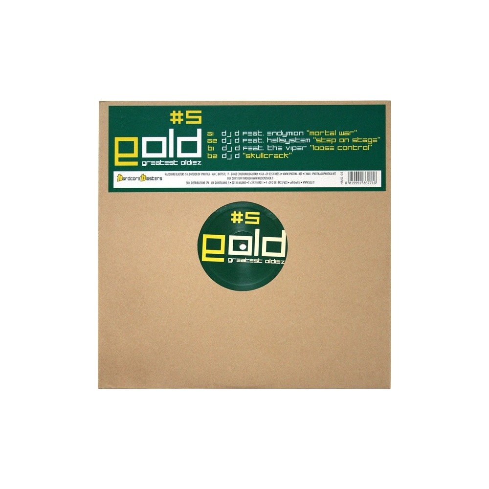 Hardcore Blasters Gold  - Greatest Oldiez 5 (INCLUYE TEMAZO CENTRAL B1¡¡)