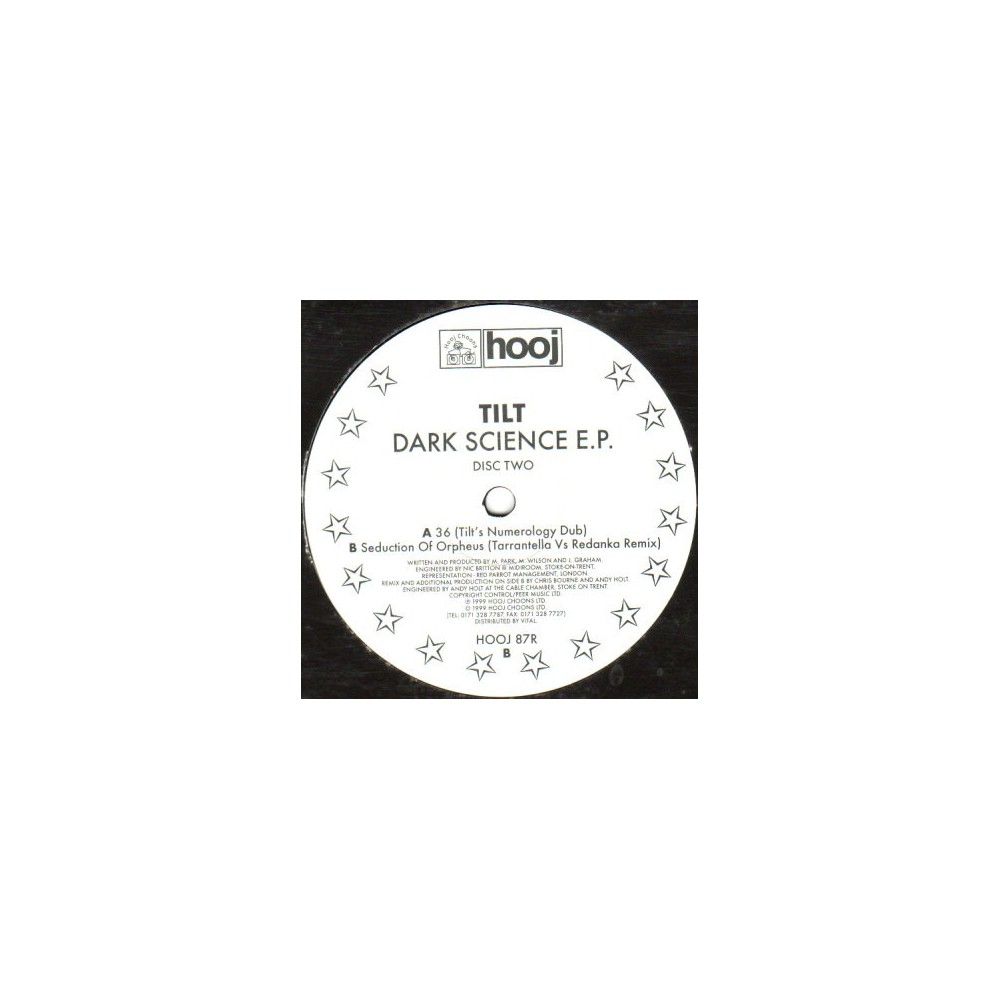 Tilt – Dark Science E.P. Disc Two (2 MANO,BASUCÓN IMPORT TECHNO¡¡¡ SONIDO ALFREDO PAREJA)