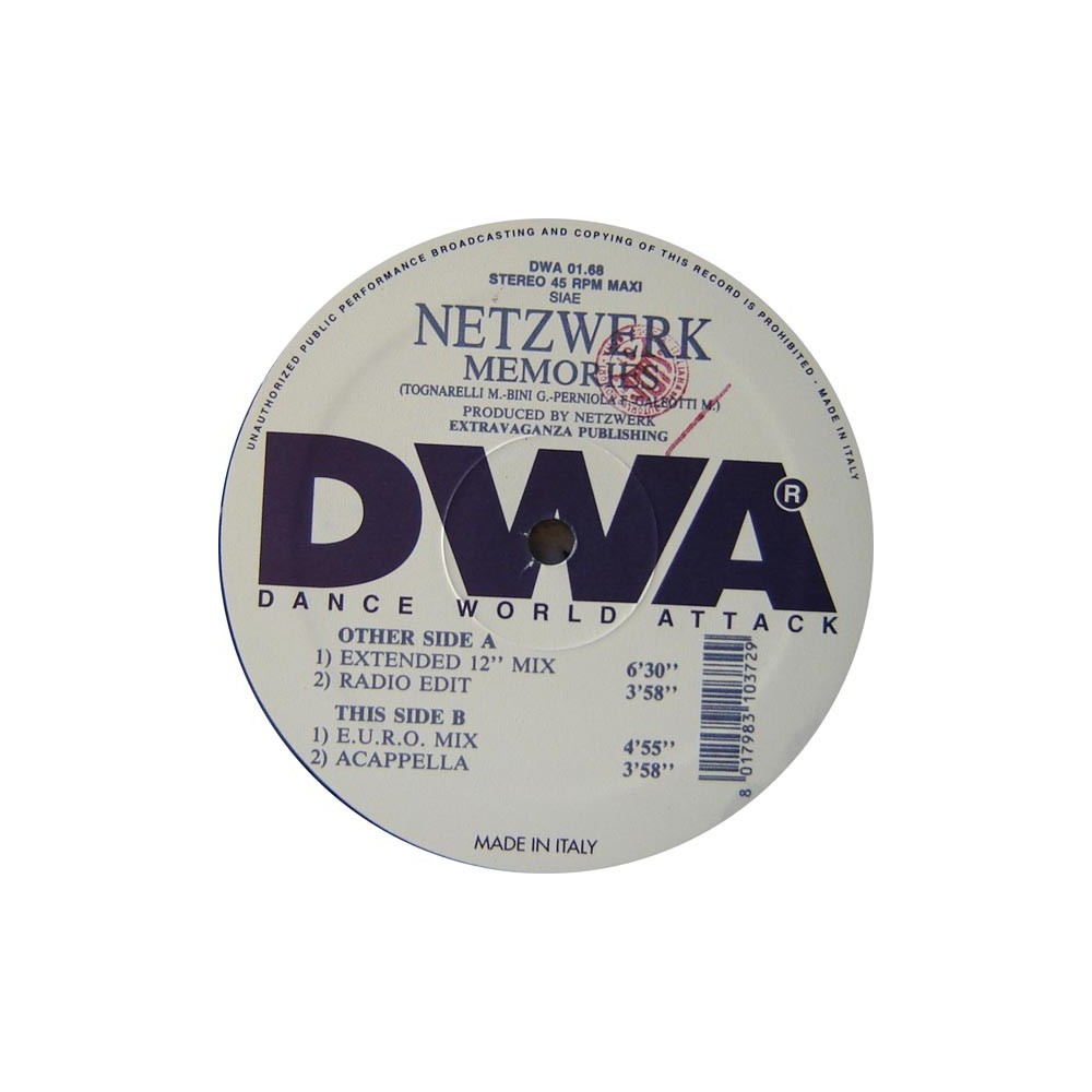 Netzwerk - Memories(2 MANO,COPIA IMPORTACIÓN COMO NUEVA¡¡)