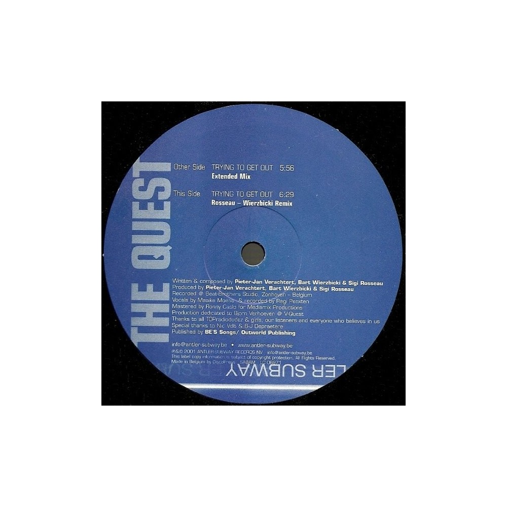 The Quest - Trying To Get Out(2 MANO,COPIA IMPORT¡¡)