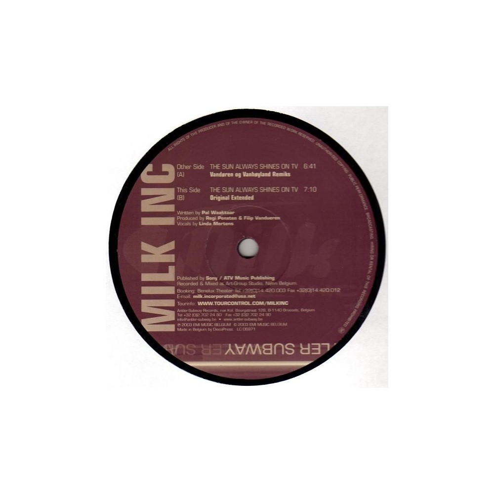 Milk Inc. – The Sun Always Shines On TV (2 MANO,TEMAZO¡¡)