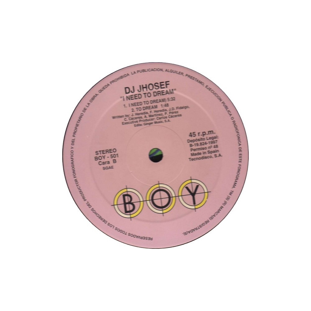 DJ Jhosef – I Need To Dream (2 MANO,TEMAZO HARDTRANCE DEL 95¡¡)