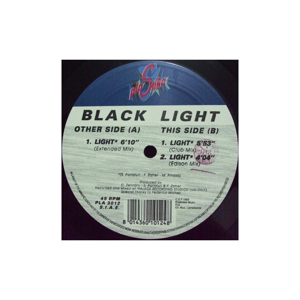 Black Light – Light (2 MANO,TEMAZO ITALO¡¡)