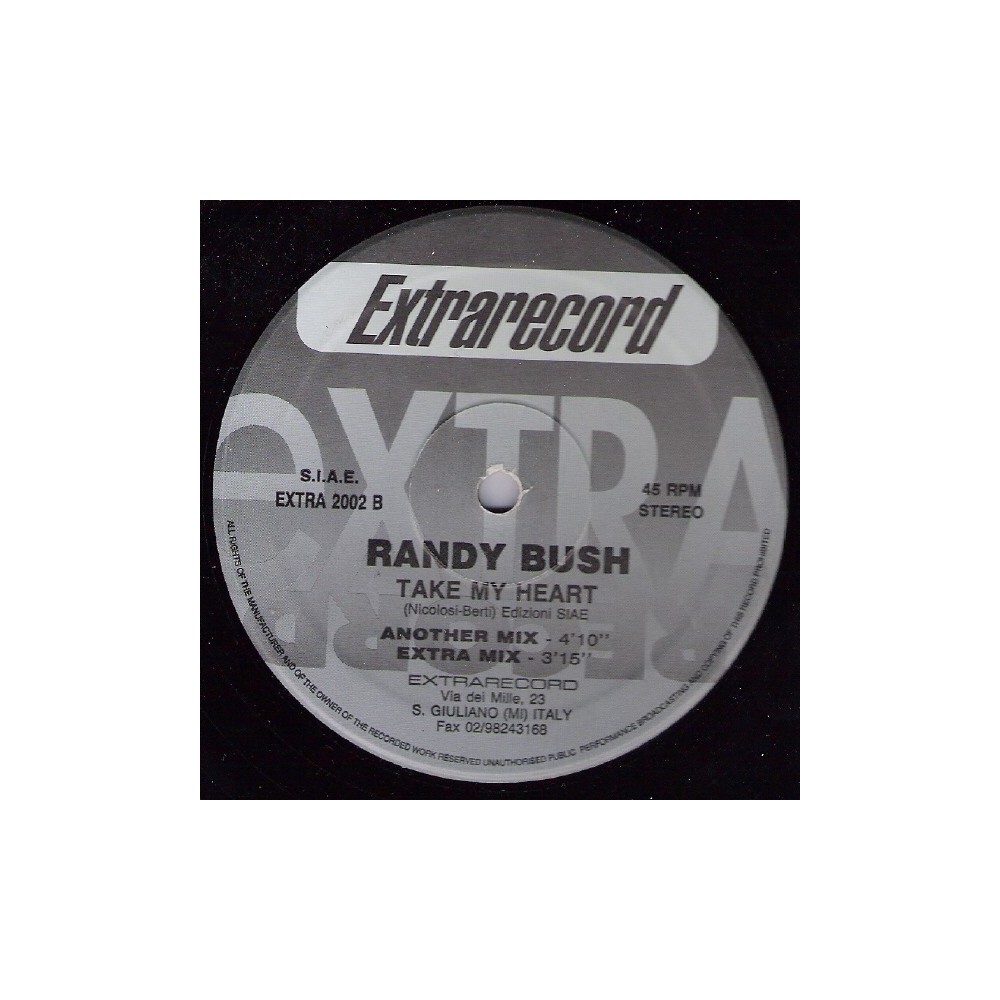 Randy Bush – Take My Heart (2 MANO,CANTADITO DEL 94¡)