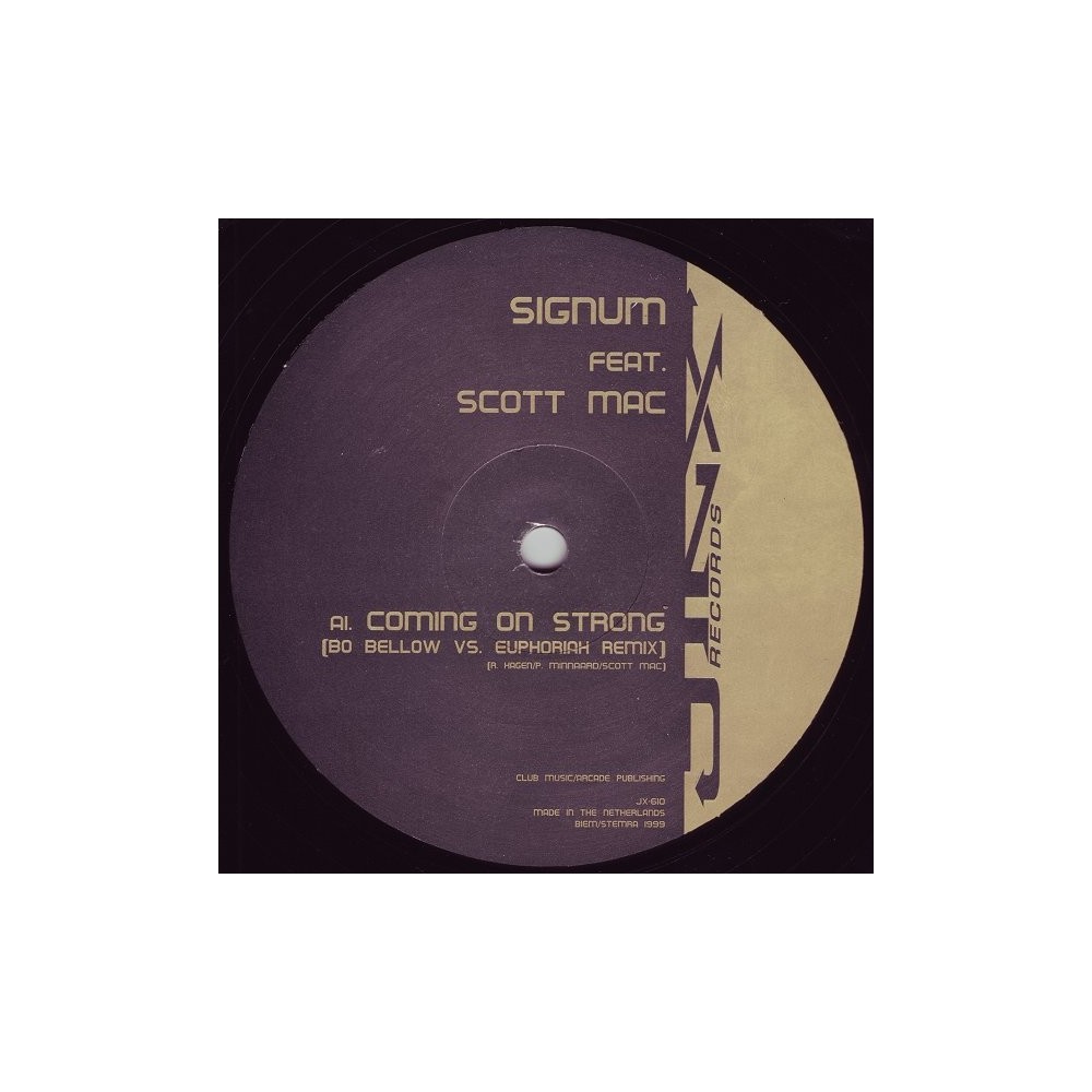 Signum Feat. Scott Mac – Coming On Strong (The Remixes) (2 MANO,COMO NUEVO¡¡)
