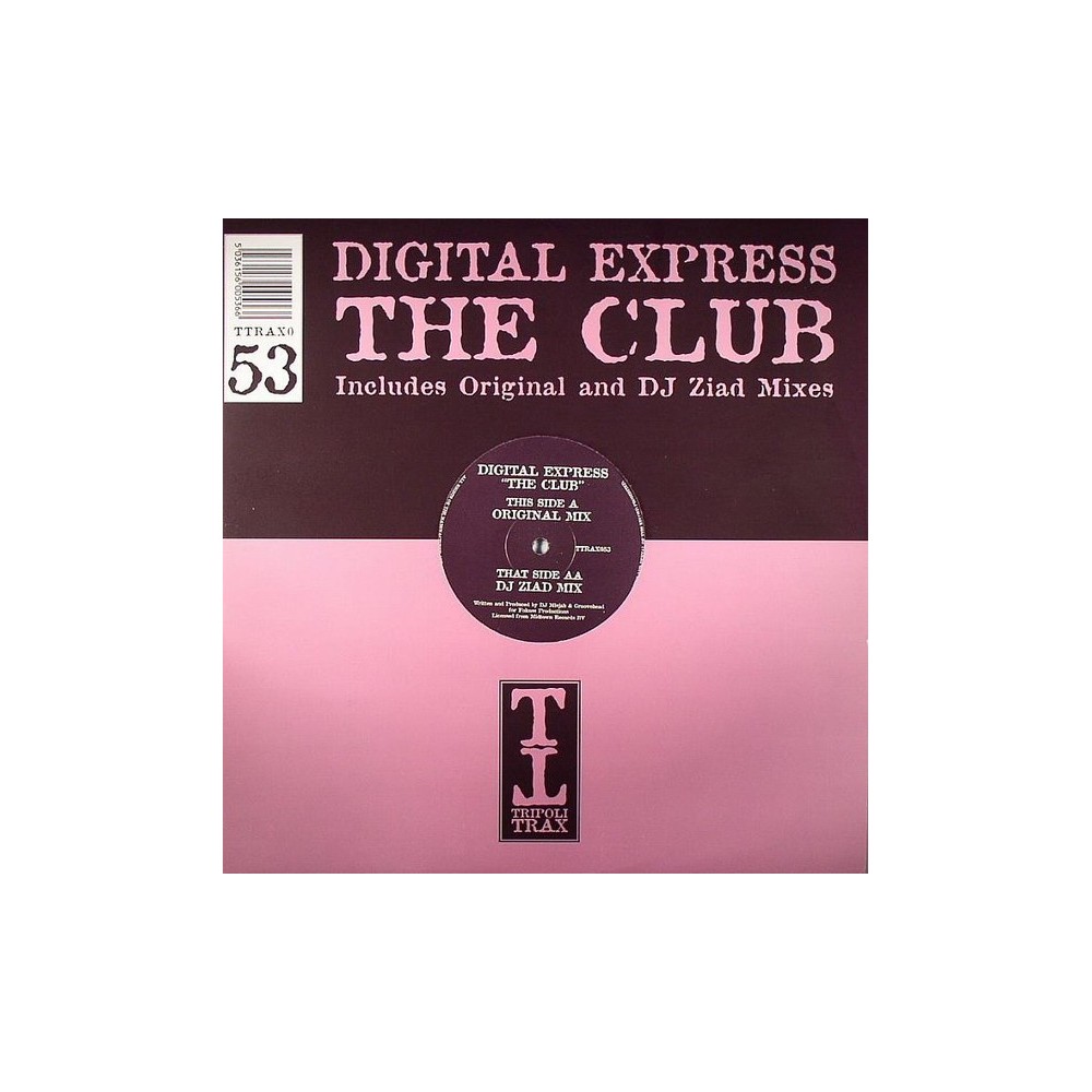 Digital Express – The Club (Disc One) (2 MANO,TRIPOLI TRAX.TODO UN CLÁSICO¡)