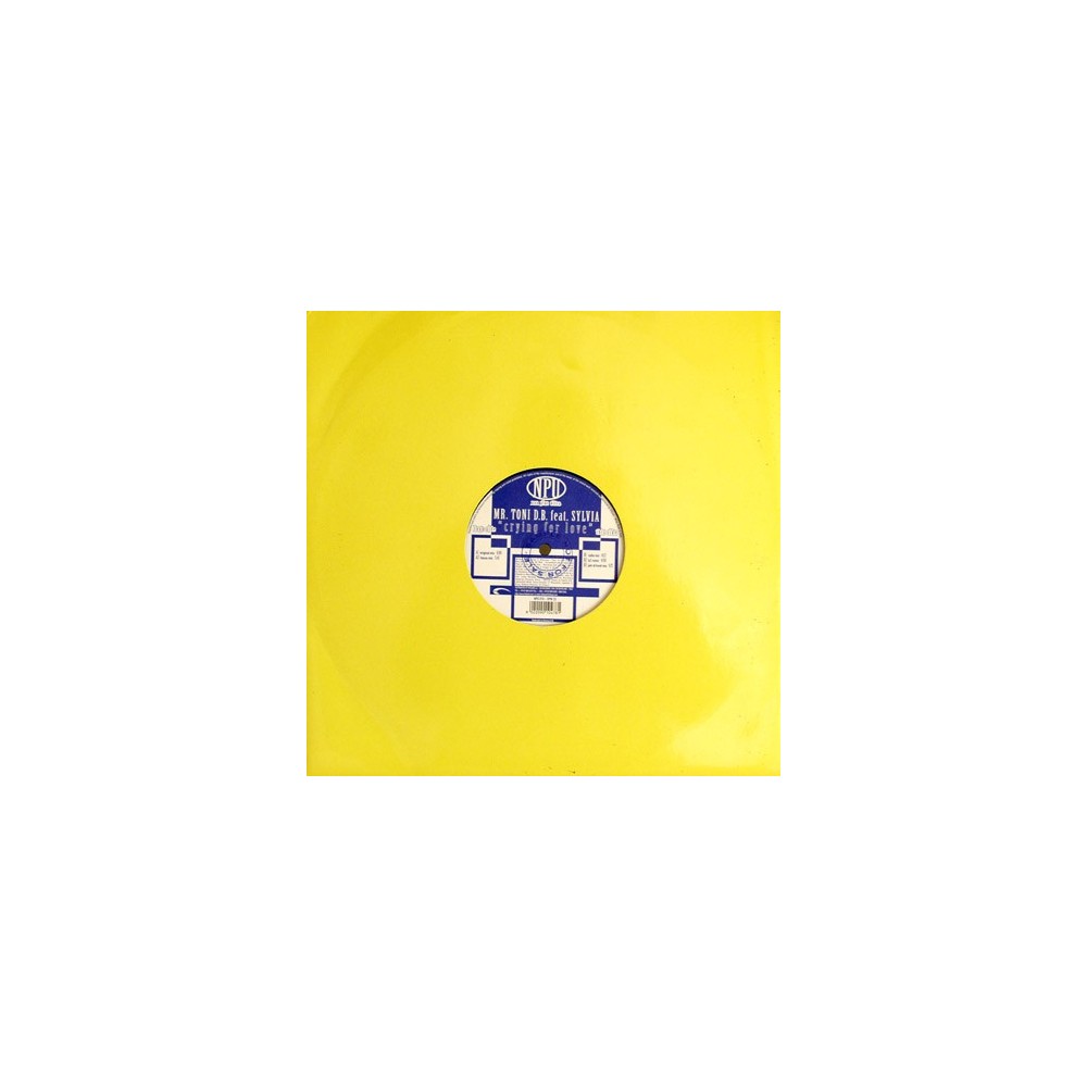 Mr. Toni D.B. Feat. Sylvia  – Crying For Love(2 MANO,BUEN TEMA ITALO POCO ESCUCHADO)