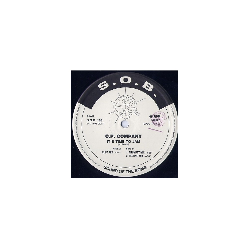 CP Company – It's Time To Jam (2 MANO,MUY BUEN TEMA DEL 93¡)