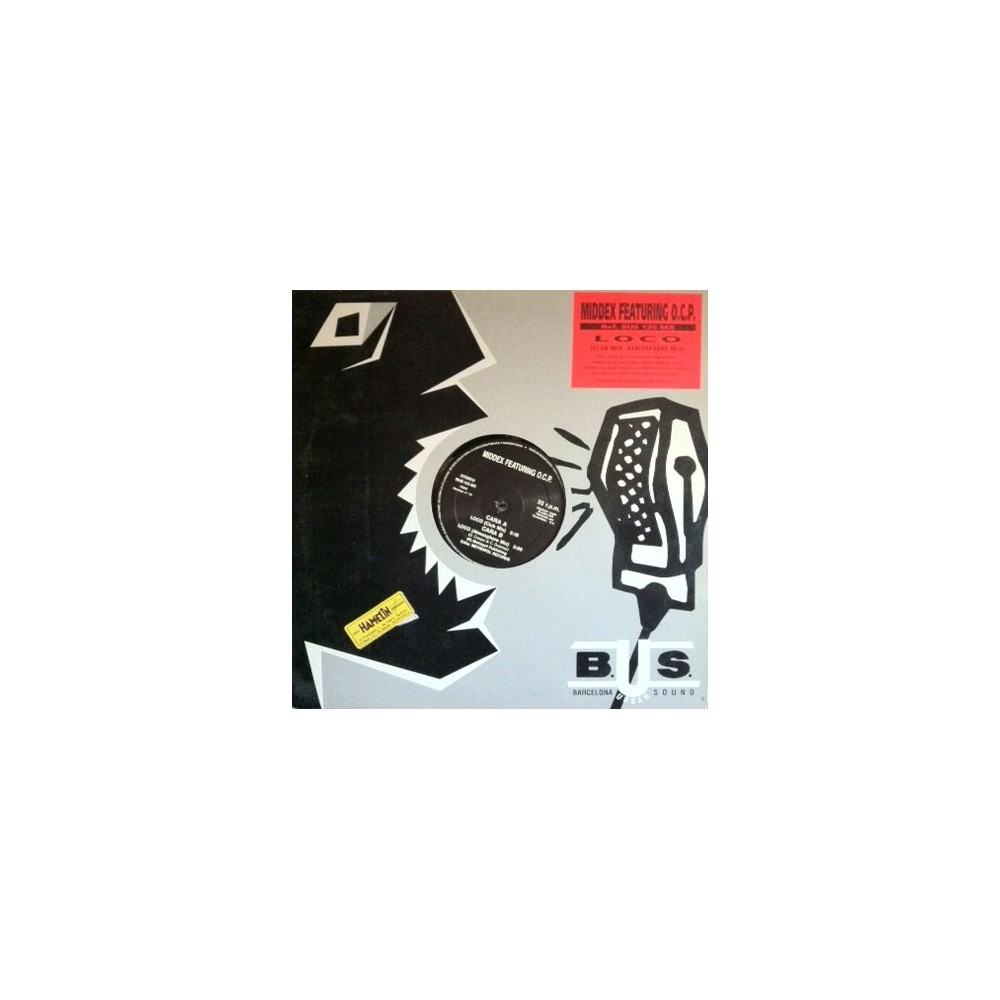 Middex Featuring O.C.P. – Loco(2 MANO,BASE REMEMBER POCO ESCUCHADA,MUY BUENA¡¡)