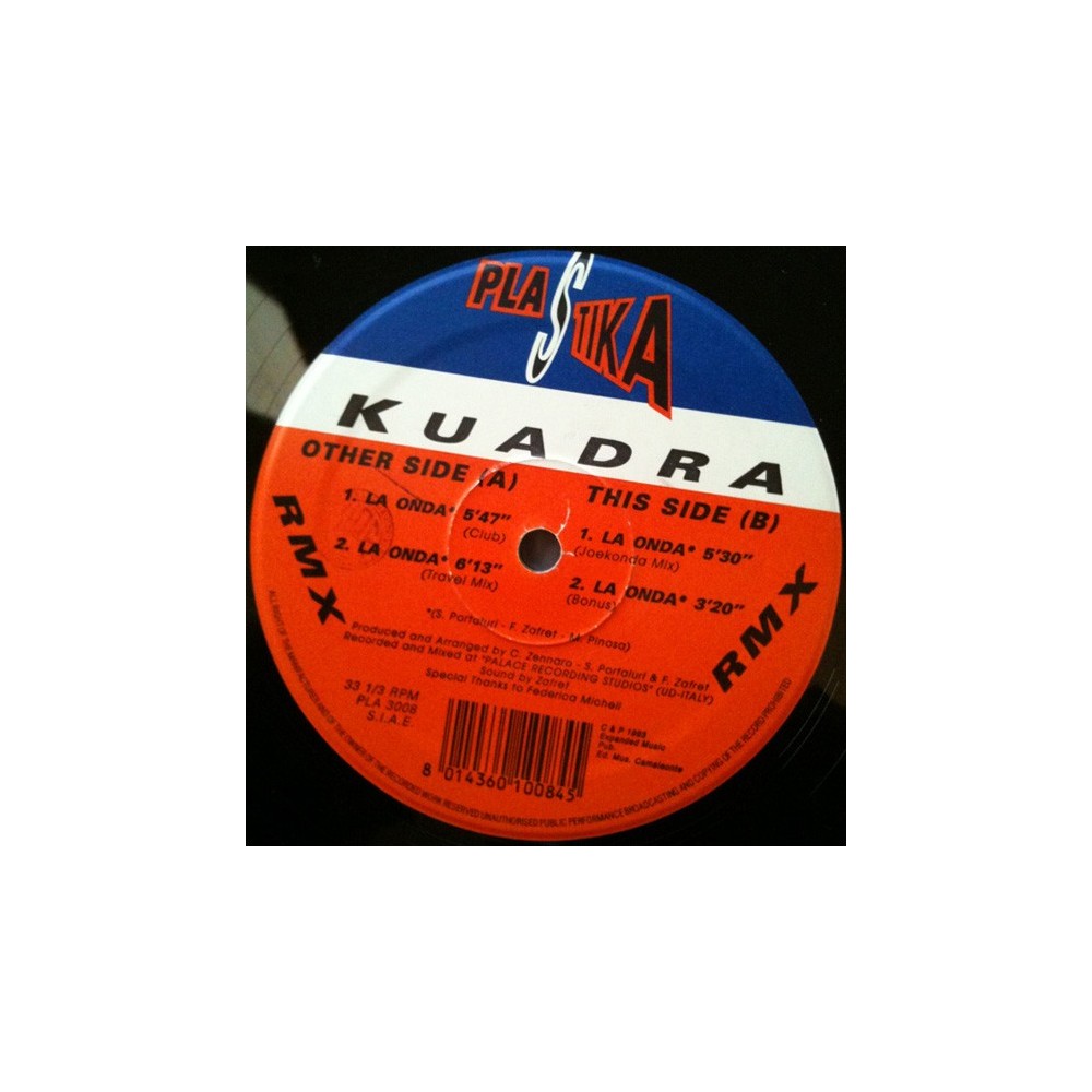 Kuadra – La Onda (Remix) (2 MANO,COPIA IMPORT)