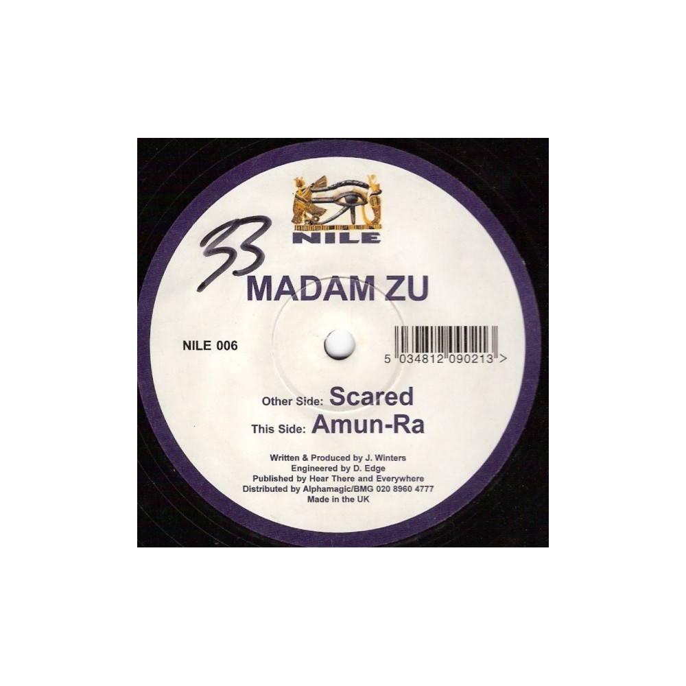 Madam Zu – Scared / Amun-Ra (BASE HARDHOUSE CAÑERA,NUEVO)