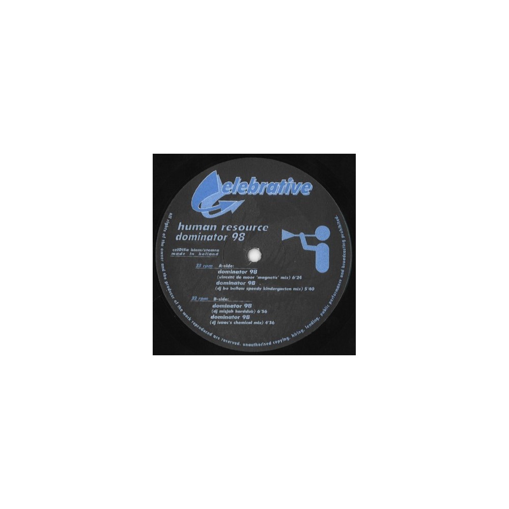 Human Resource – Dominator 98 (2 MANO,TEMAZO DEL 98,REMIX ROLLETE¡¡)