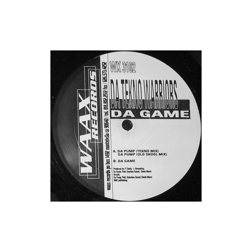 Da Tekno Warriors - Da Game(Edición Americana¡¡)