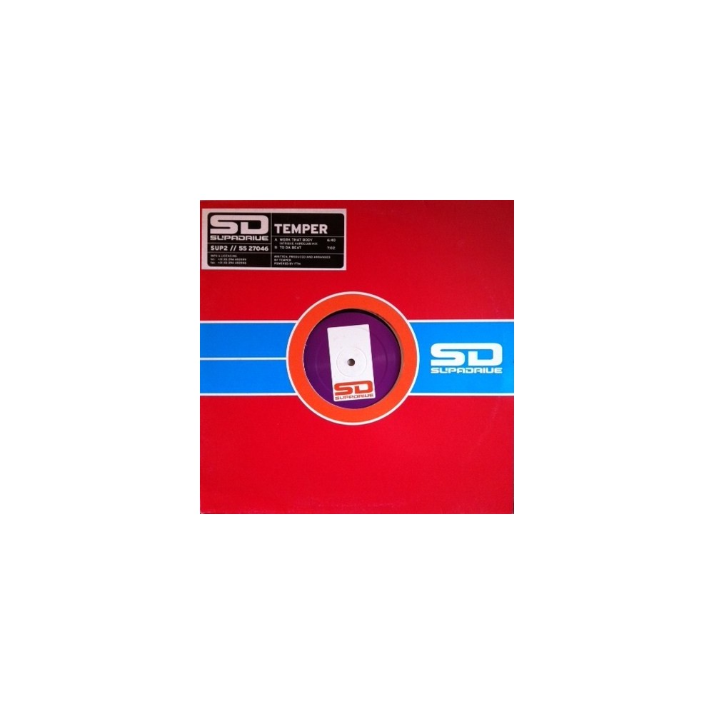 Temper - To Da Beat / Work That Booty(2 MANO,COPIA IMPORT NUEVECITA¡¡ TEMAZO ROCKOLA¡¡¡)