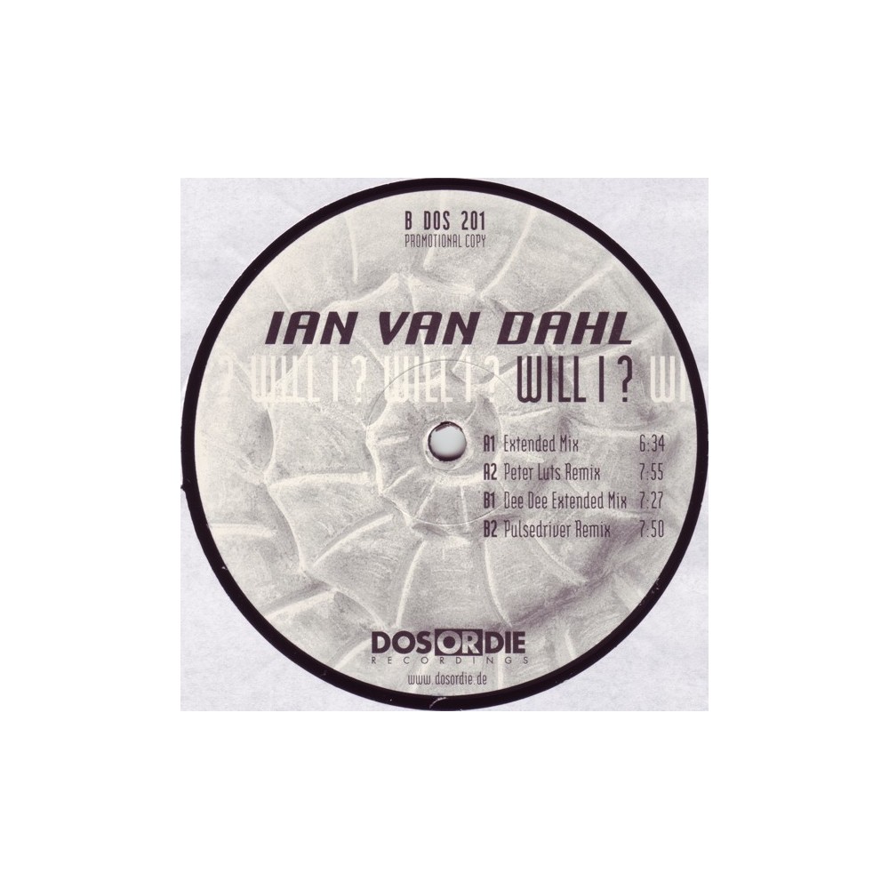 Ian Van Dahl – Will I (EDICIÓN ALEMANA COMO NUEVA¡¡)