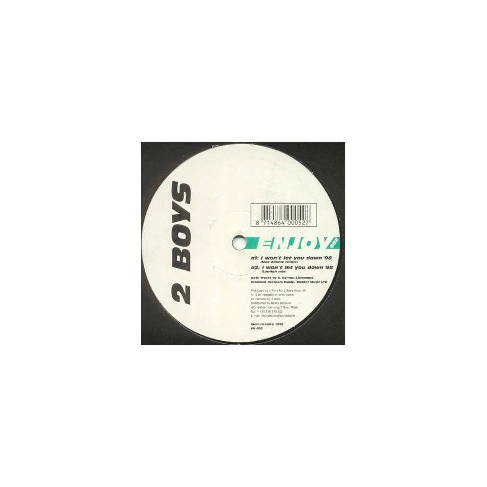 2 Boys – I Won't Let You Down 98 (2 MANO,CORTE B2 MUY BUENO¡¡)