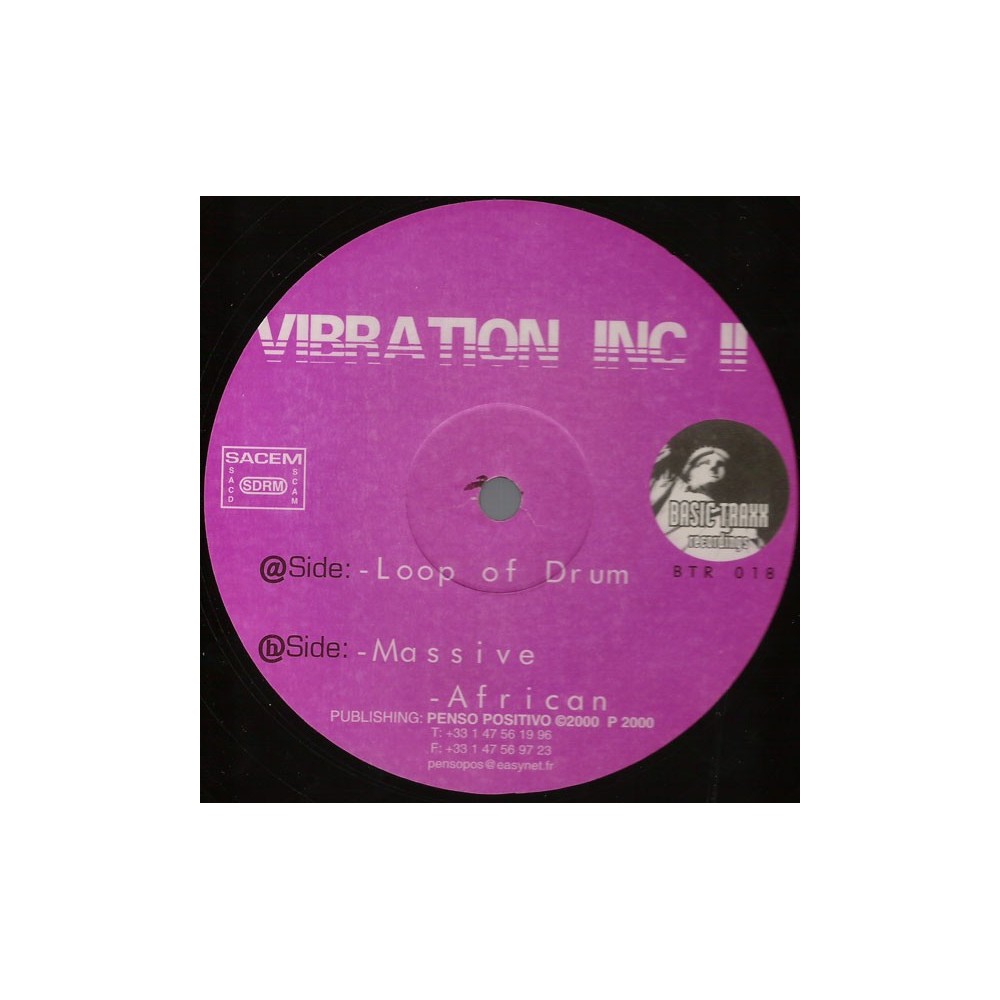 Vibration Inc. – Loop Of Drum (TECH-HOUSE TRIBAL)
