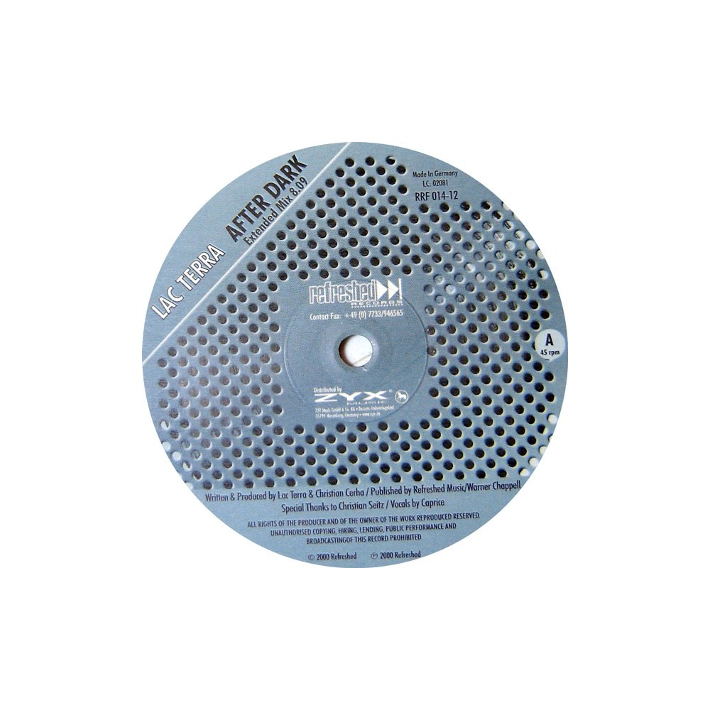 Lac Terra – After Dark (VOCAL MELÓDICO DEL 2000,SE SALE¡¡)