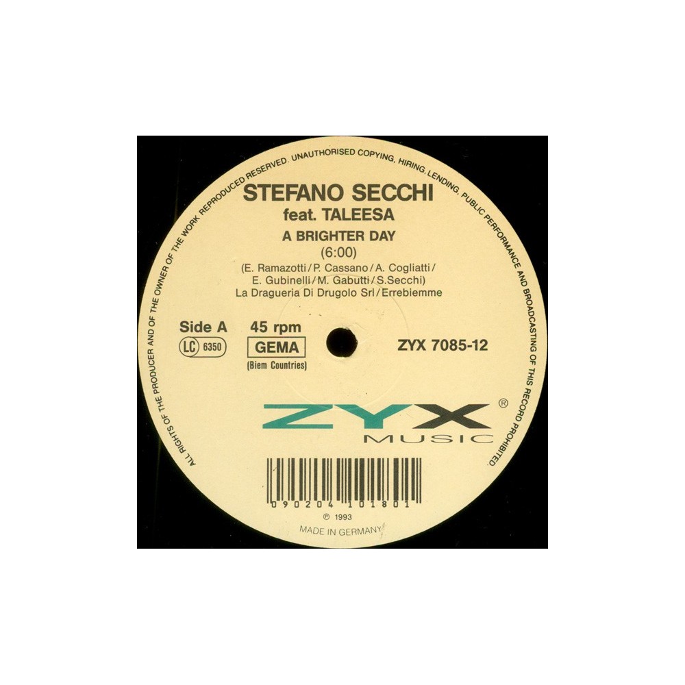 Stefano Secchi feat. Taleesa – A Brighter Day (2 MANO,TEMAZO¡¡)