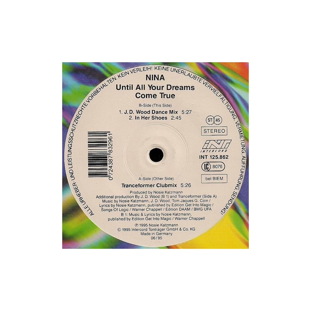 Nina – Until All Your Dreams Come True (TEMAZO REMEMBER¡¡¡¡COPIA IMPORT NUEVA¡¡ )
