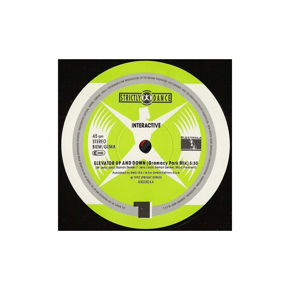 Interactive – Elevator Up And Down (2 MANO,EDICIÓN ALEMANA¡)