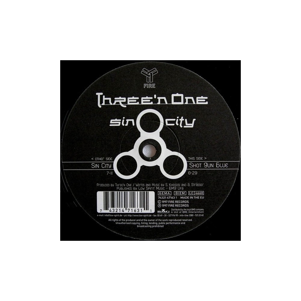 Three'n One – Sin City (2 MANO,MELODIA DEL 97¡¡)