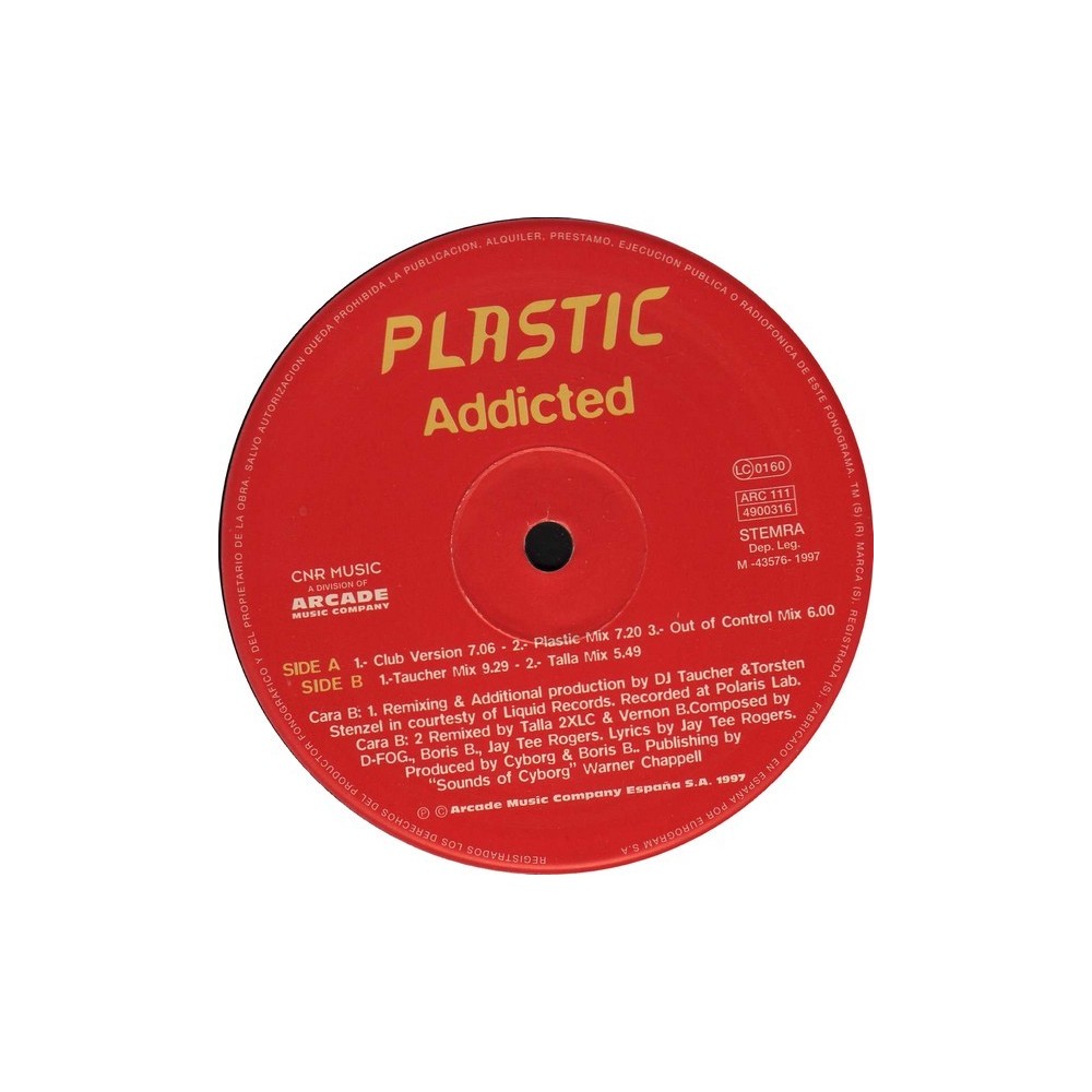 Plastic  – Addicted (2 MANO,TEMAZO BUSCADISIMO¡¡)