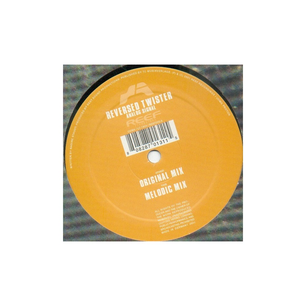 Reversed Twister – Analog Signal (2 MANO,OTRO MELODIÓN DEL 2001¡¡)