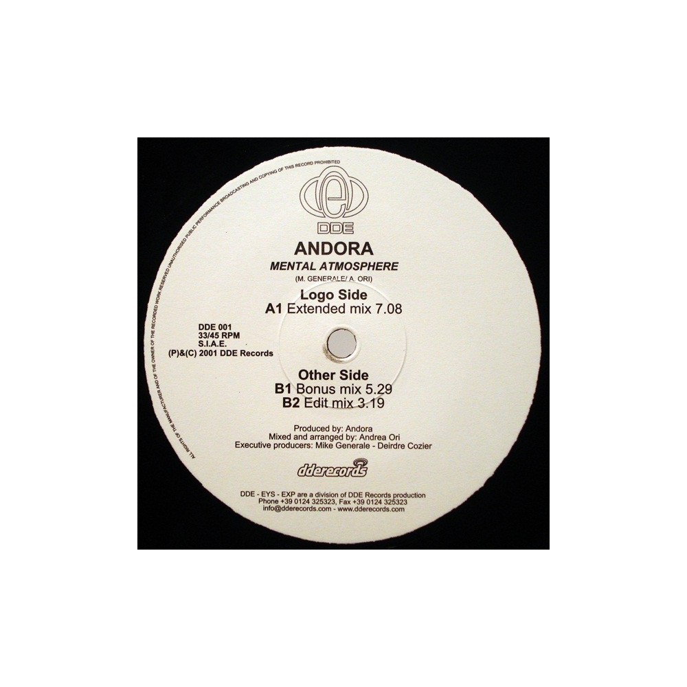 Andora – Mental Atmosphere (2 MANO,MELODIA DEL 99¡¡)