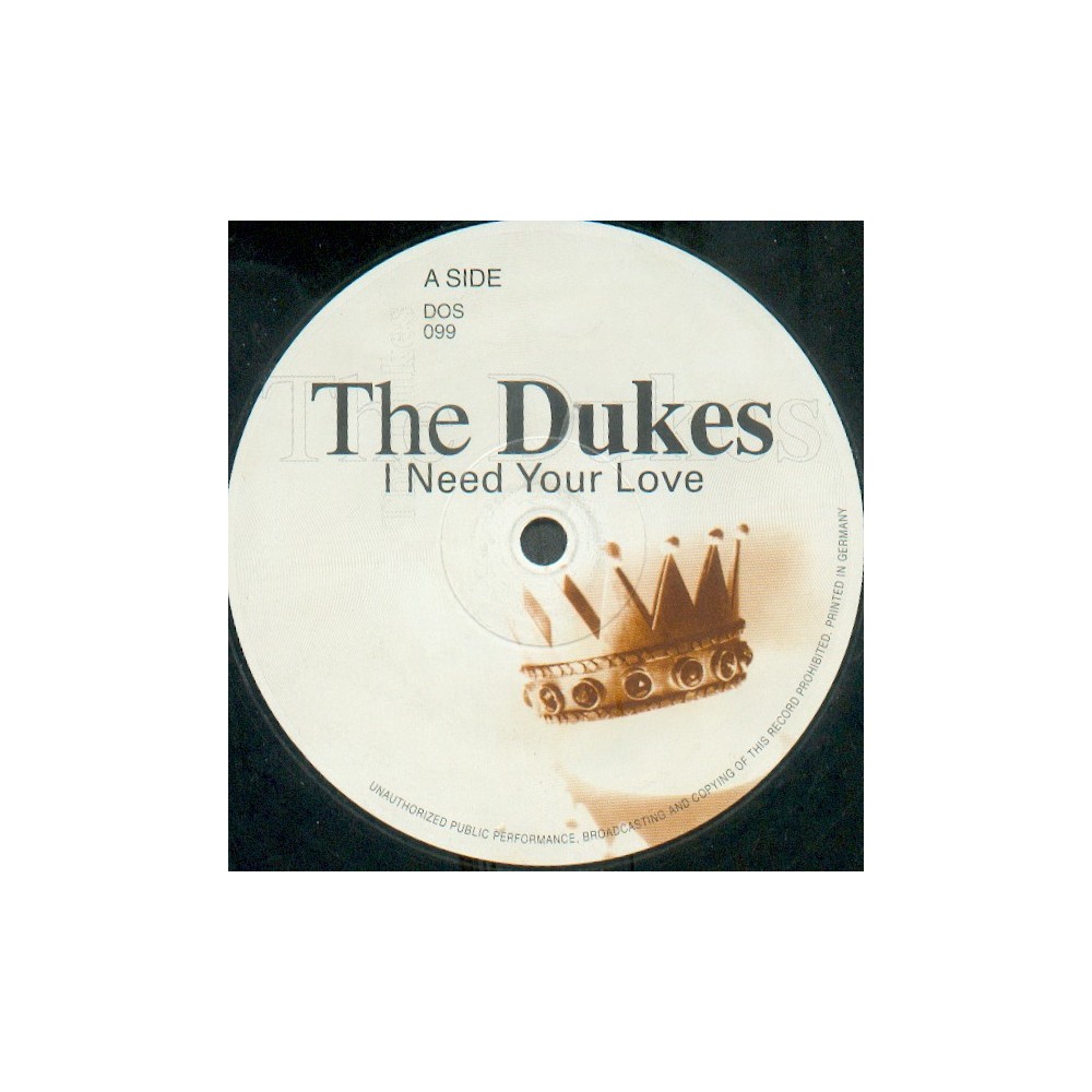 The Dukes – I Need Your Love (2 MANO,CORTE B2 BUENISIMO¡¡)