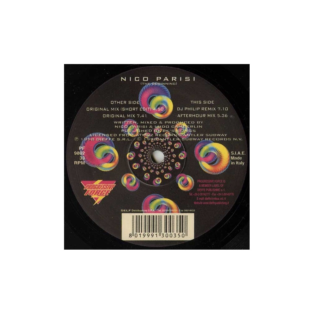 Nico Parisi – The Beginning (2 MANO,EDICIÓN ITALIANA¡¡)