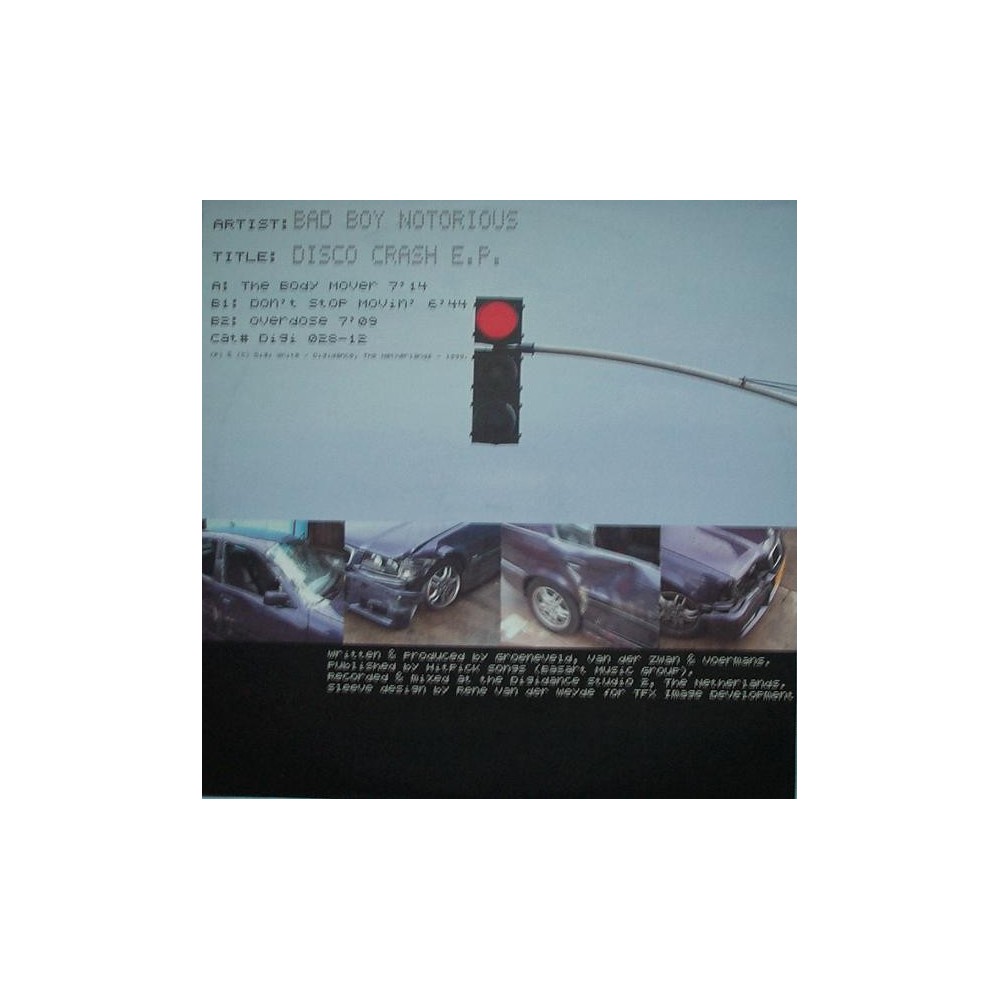Bad Boy Notorious – Disco Crash EP (2 MANO,TECH-HOUSE¡¡)