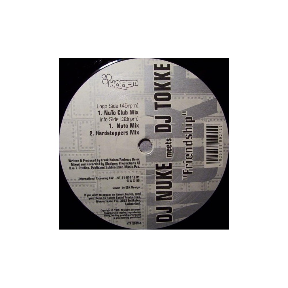 DJ Nuke Meets DJ Tokke – Friendship (2 MANO,MELODIA MUY BUSCADA¡)