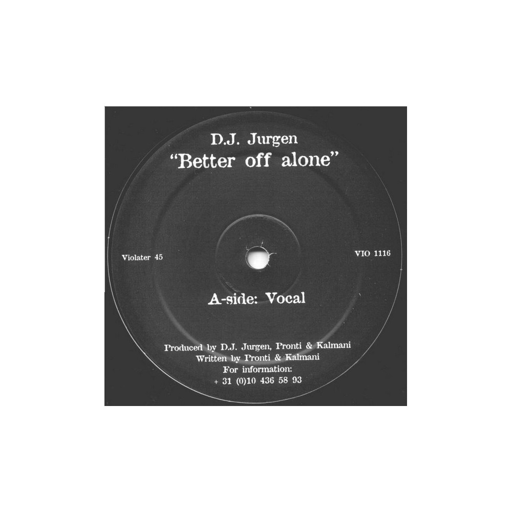 DJ Jurgen – Better Off Alone (2 MANO,TEMAZO¡¡)