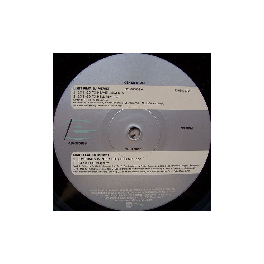 Limit  Feat. DJ Memet – Go (2 MANO,MELODIA DEL 98)