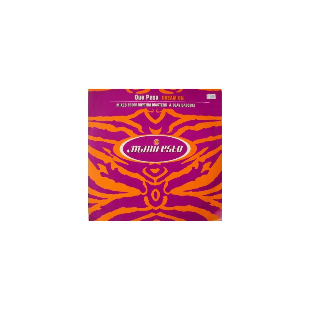 Que Pasa – Dream On (2 MANO,TEMAZO TECH-HOUSE¡¡)