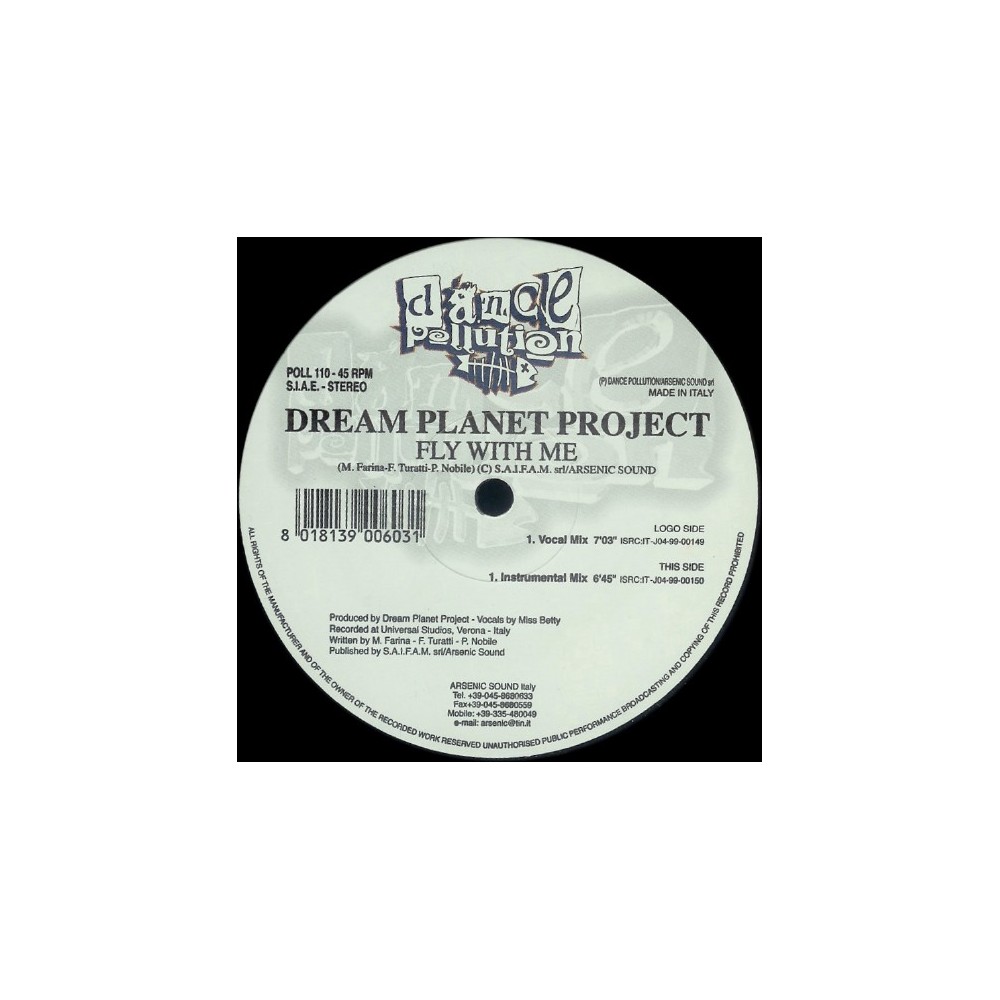 Dream Planet Project – Fly With Me (2 MANO,MELODIÓN DEL 99¡¡)