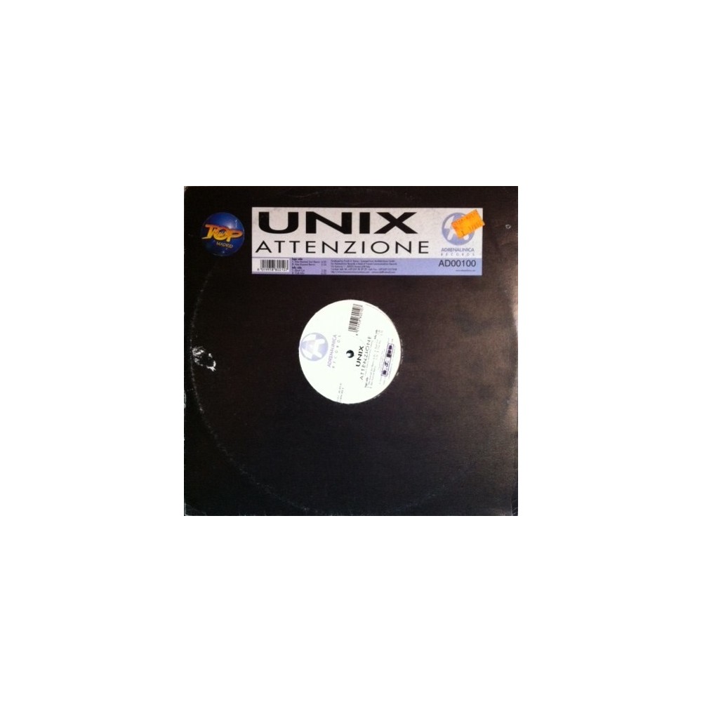 Unix – Attenzione (2 MANO,SELLO ADRENALINICA¡¡)