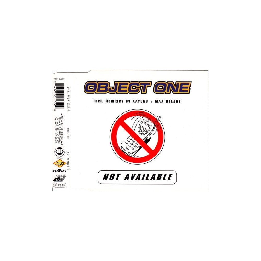 Object One – Not Available (2 MANO,REMEMBER 90'S¡)