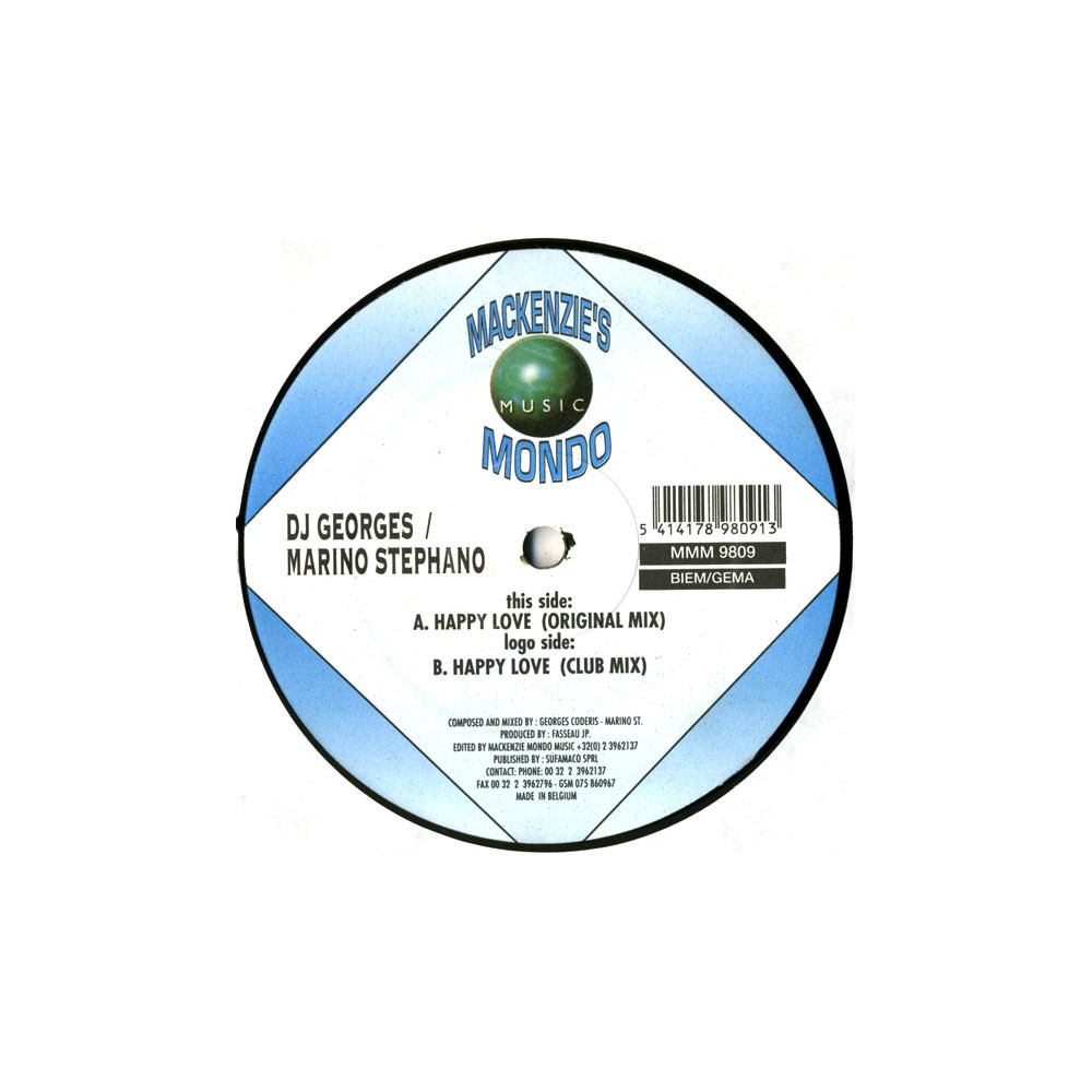 DJ George's & Marino Stephano – Happy Love (2 MANO,MELODIA DEL 98¡)