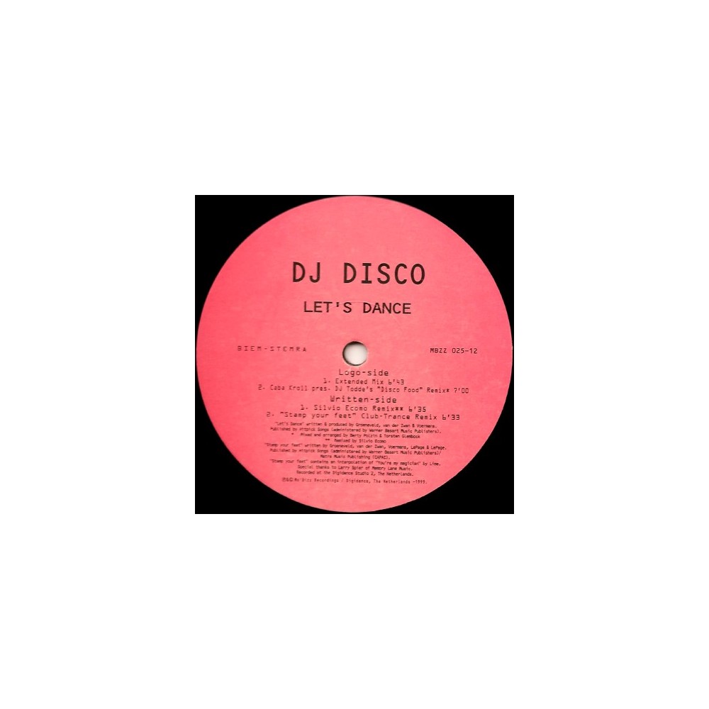 DJ Disco – Let's Dance (2 MANO,BASUCO REMEMBER¡¡)