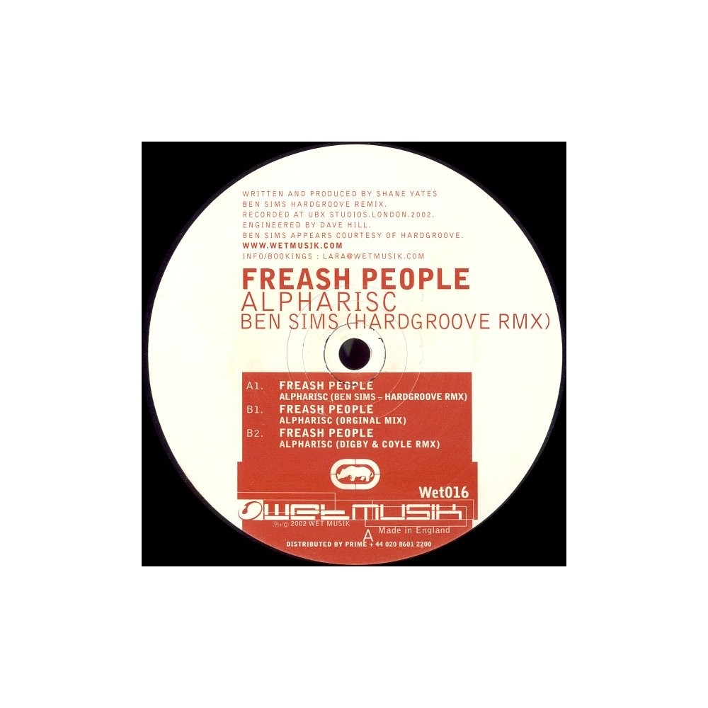 Alpharisc – Fresh People (2 MANO,TECHNO)