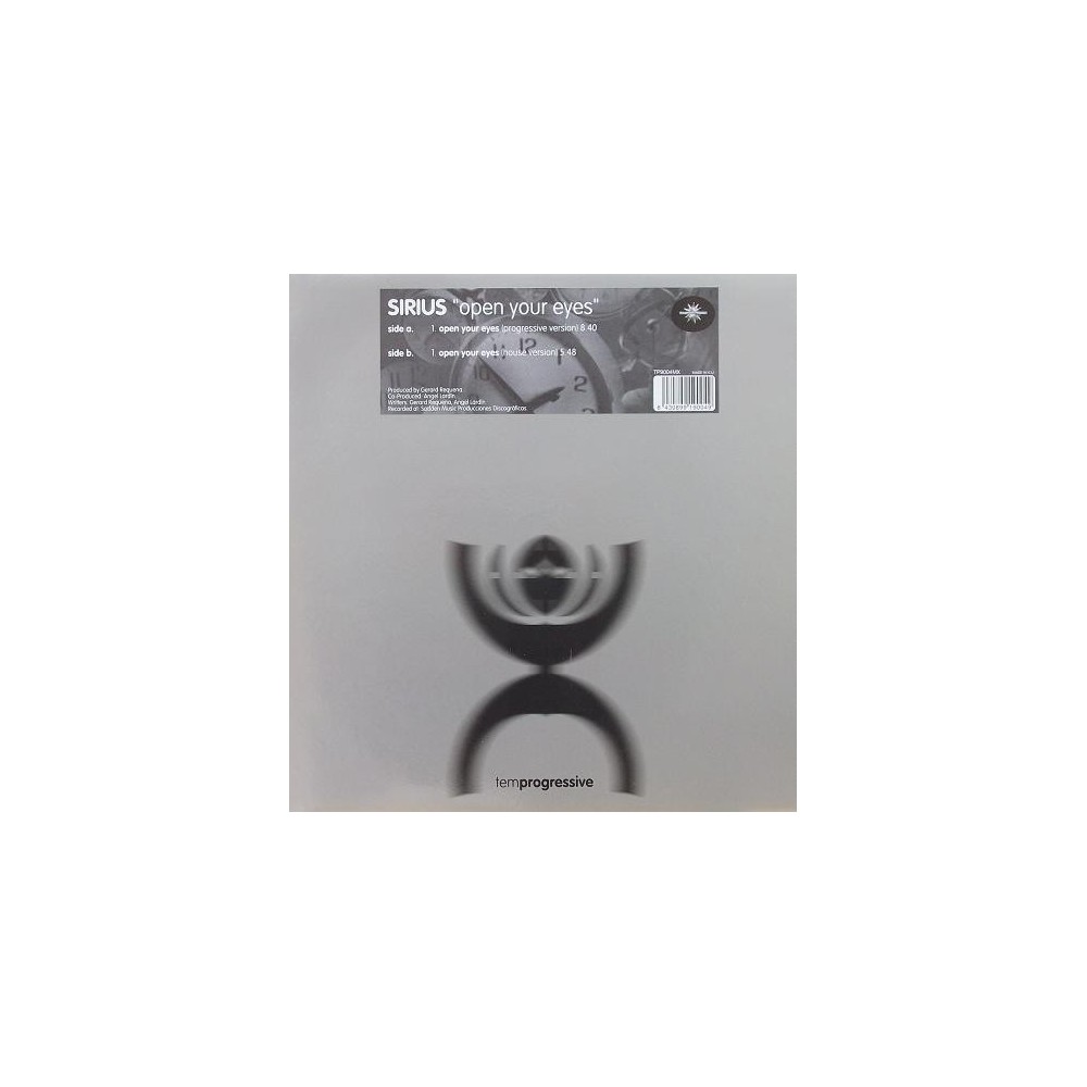 Sirius  – Open Your Eyes  (NUEVO,SELLO TEMPROGRESSIVE.TEMAZO¡¡)