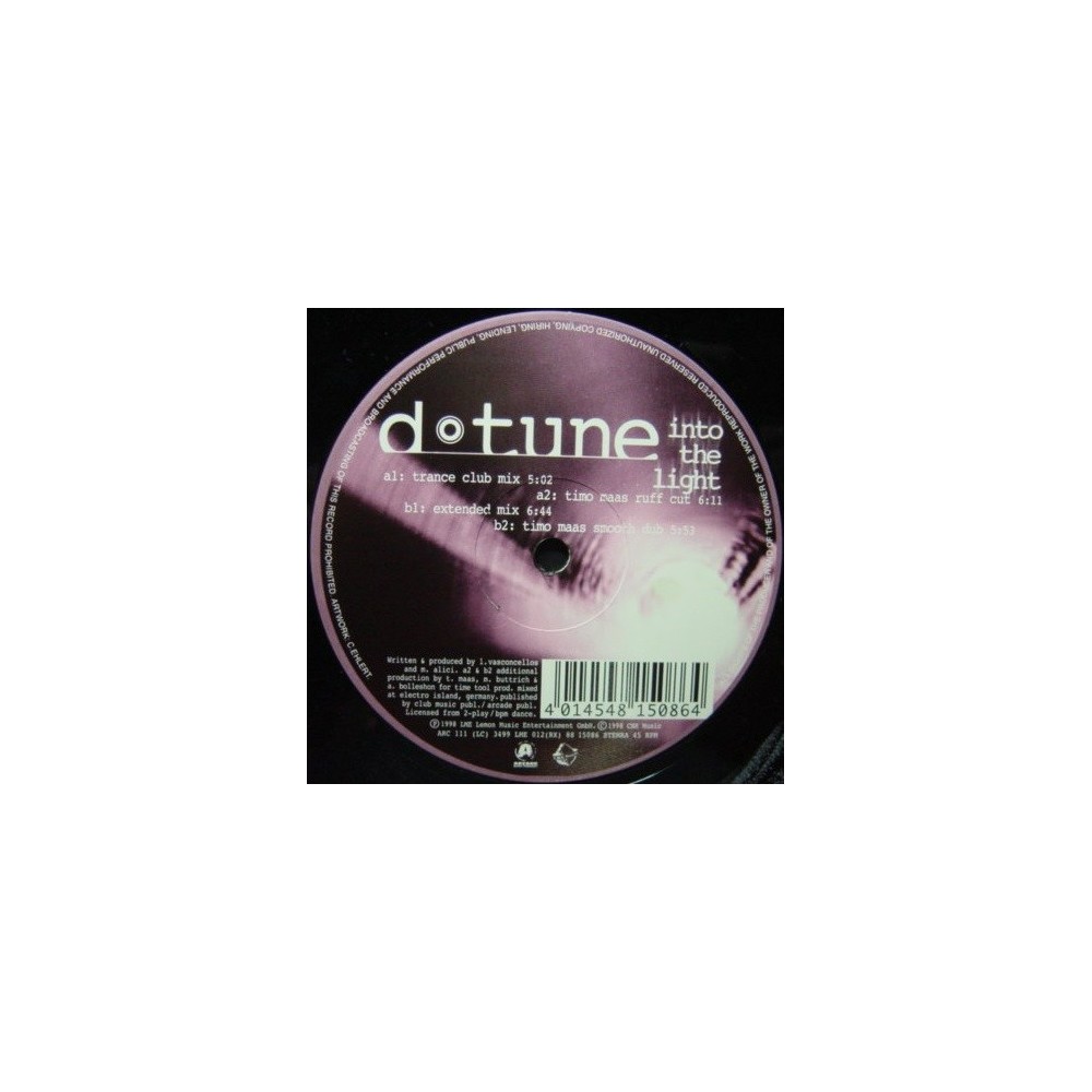 D-Tune  – Into The Light (2 MANO,COPIA ALEMANA¡¡ MELODIÓN¡)