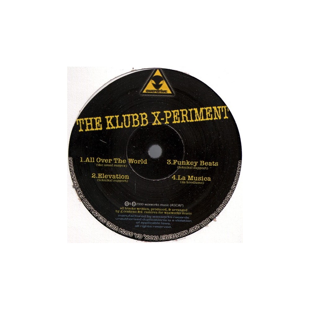 The Klubb X-Periment (2 MANO,HARDHOUSE + AMERICANO¡)